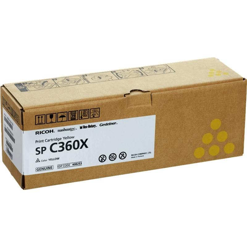 Tóner Ricoh Aficio SP-C361 Amarillo Original - 112,68€