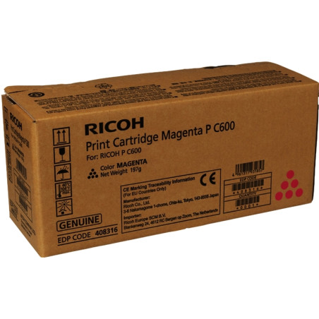 Tóner Ricoh PC600 Magenta Original - 160,26€ | Envío 24h