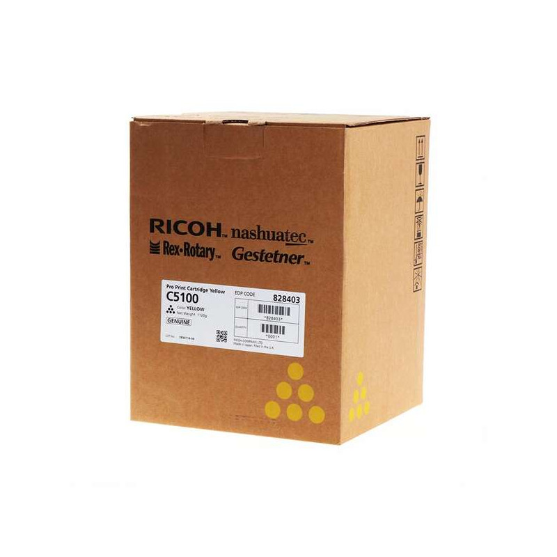 Tóner Ricoh Pro C5100/C5110 Amarillo Original - 209,92€