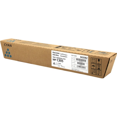 Tóner Ricoh Aficio MP-C305/MP-C305SPF Cyan Original - 45,13€