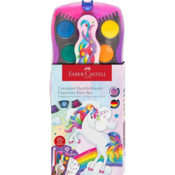 Faber-Castell Connector Unicornio Pack de 12 Acuarelas en