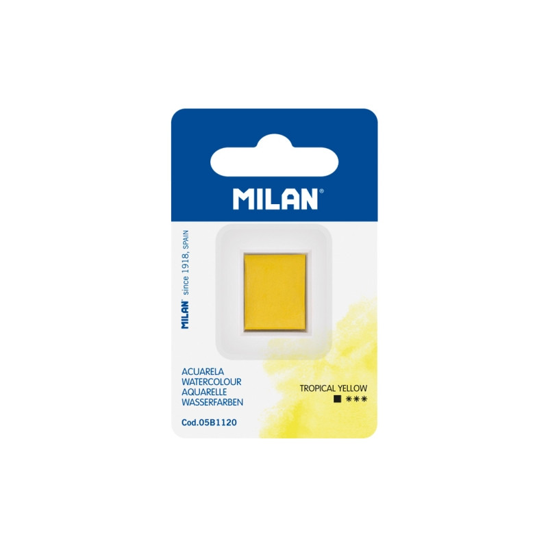 Milan Art Acuarela de Recambio Amarillo Compatible - 1,11€