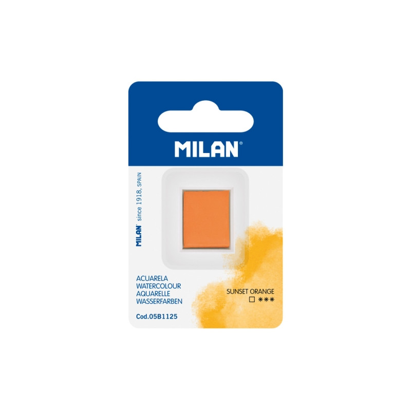 Milan Art Acuarela de Recambio Naranja Compatible - 1,11€