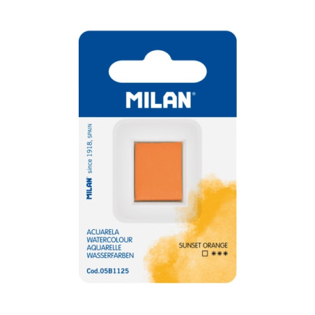Milan Art Acuarela de Recambio Naranja Compatible - 1,11€