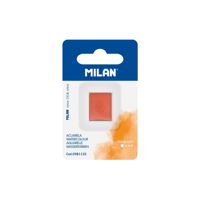 Milan Art Acuarela de Recambio Naranja Compatible - 1,11€