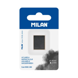 Milan Art Acuarela de Recambio Negro Compatible - 1,11€