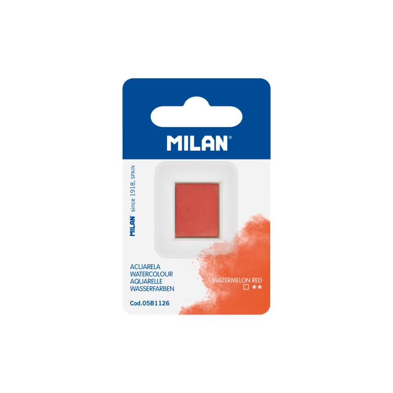 Milan Art Acuarela de Recambio Rojo Compatible - 1,11€