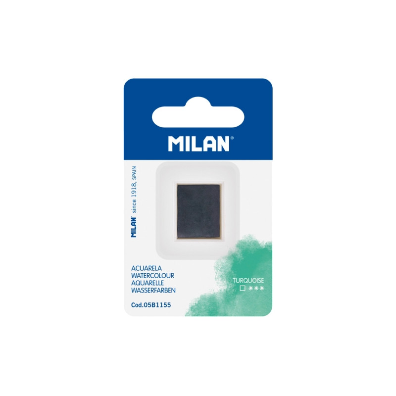 Milan Art Acuarela de Recambio Turquesa Compatible - 1,11€