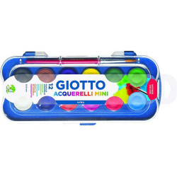 Giotto Pack de 12 Acuarelas Mini 23mm. Compatible - 1,96€
