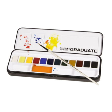 Daler-Rowney Daler Rowney Graduate Pack de 12 Acuarelas 