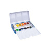Milan Art Estuche Metalico de 12 Acuarelas Medio Godet 