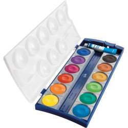 Pelikan Acuarelas Opacas 735/K12 Caja 12 Pocillos + 1 Tubo