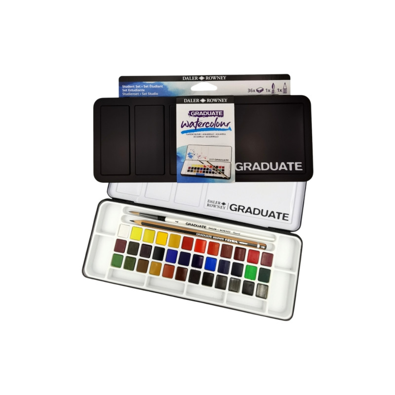 Daler-Rowney Daler Rowney Graduate Pack de 36 Acuarelas 