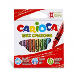 Carioca Pack de 12 Ceras de Colores Compatible - 0,83€