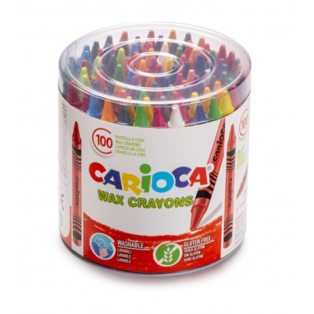 Carioca Pack de 100 Ceras Varios Compatible - 6,72€