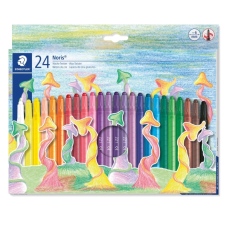 Staedtler Noris 221 Pack de 24 Ceras Giratorias - 9,72€