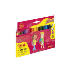 Jovi Crayons Student Estuche de 24 Ceras Compatible - 4,54€