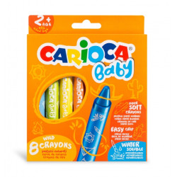 Carioca Pack de 8 Ceras Baby 2+ Varios Compatible - 4,61€