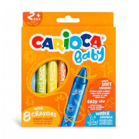 Carioca Pack de 8 Ceras Baby 2+ Varios Compatible - 4,61€