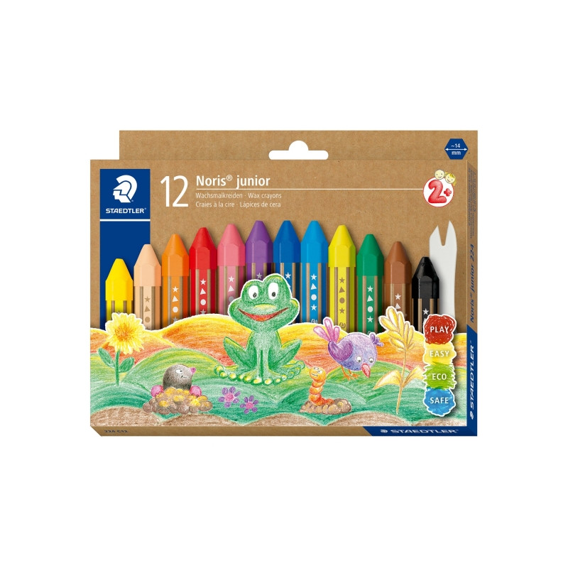 Staedtler Noris Junior Pack de 12 Ceras de Colores