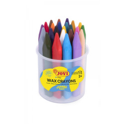 Jovi Jumbo Easy Grip Bote de 24 Ceras Triangulares - 5,06€