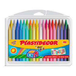 Bic Kids Plastidecor Caja de 36 Lapices de Cera - 9,86€