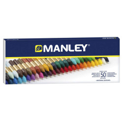 Manley Pack de 50 Ceras Blandas de Trazo Suave - 15,20€