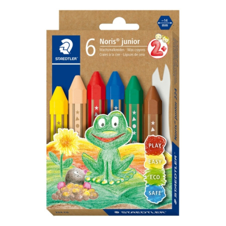 Staedtler Noris Junior Pack de 6 Ceras de Colores