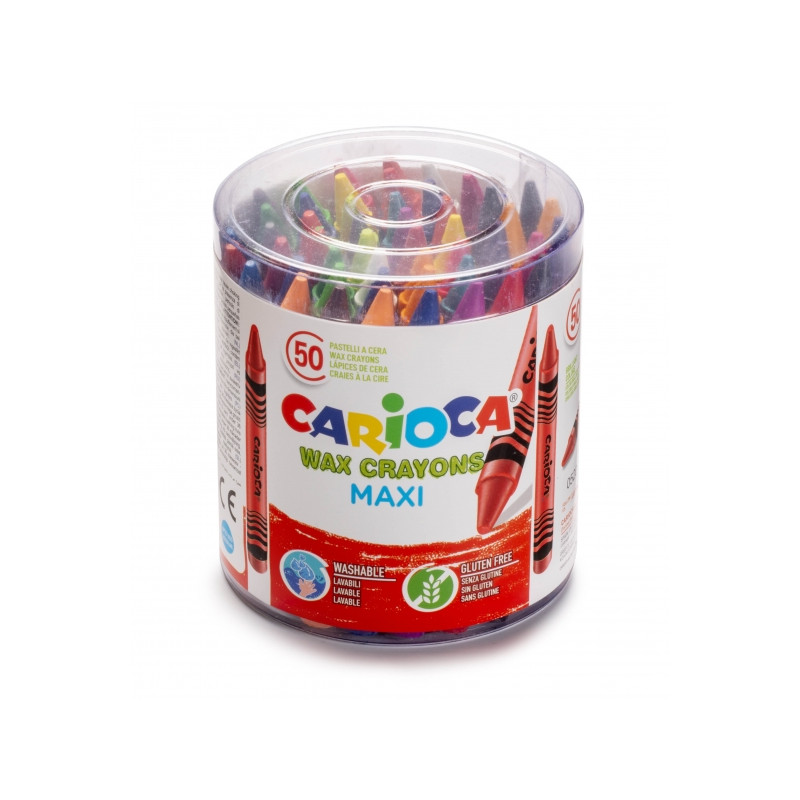 Carioca Maxi Pack de 50 Ceras Jumbo Compatible - 3,09€