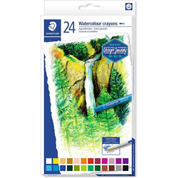 Staedtler Crayones Acuarelables 223 Pack de 24 Lapices de