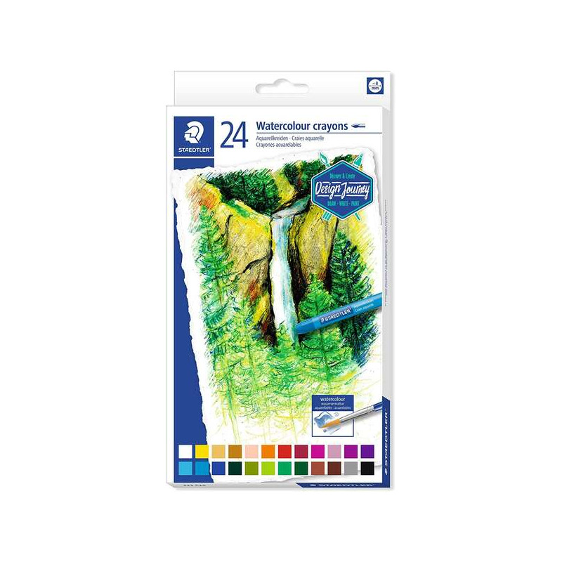 Staedtler Crayones Acuarelables 223 Pack de 24 Lapices de