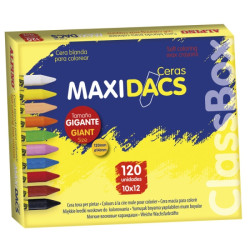 Alpino Maxidacs Economy Pack con 120 Ceras Blandas para