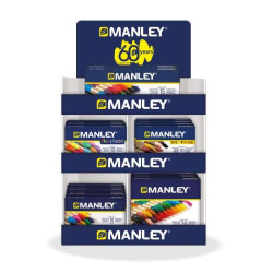Manley Expositor de 40 Packs Surtidos de Ceras Blandas 