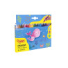 Jovi Large Easy Grip Pack de 24 Ceras Plasticas Hexagonales