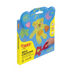 Jovi My First Crayon Estuche de 8 Ceras con Forma de Oso 