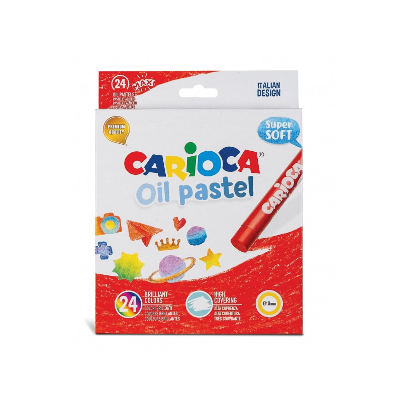 Carioca Pack de 24 Pasteles al Oleo Compatible - 1,33€