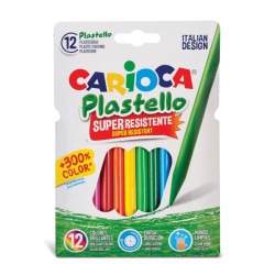 Carioca Plastello Pack de 12 Plasticeras Compatible - 1,36€