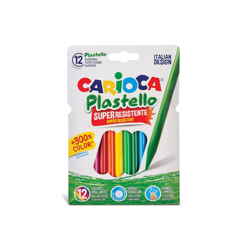 Carioca Plastello Pack de 12 Plasticeras Compatible - 1,36€