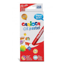 Carioca Pack de 12 Pasteles al Oleo Compatible - 1,43€