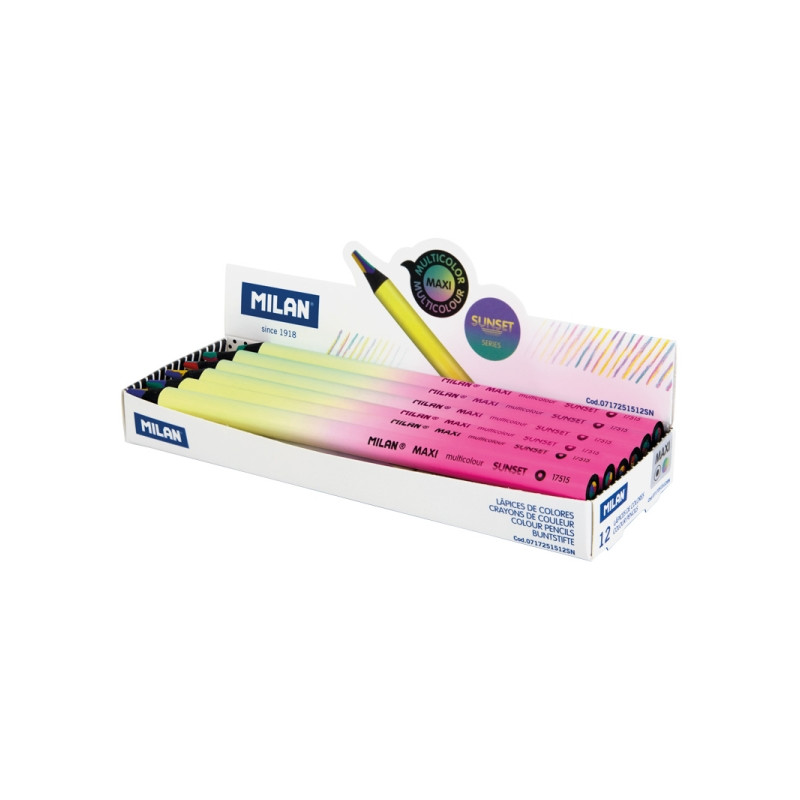 Milan Maxi Sunset Lapiz Mina 5mm Multicolor - 8,86€