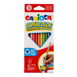 Carioca Supercolor Pack de 12 Lapices de Colores - 1,45€