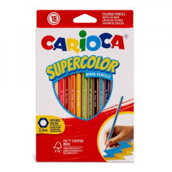 Carioca Supercolor Pack de 18 Lapices de Colores - 2,01€