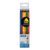 Milan Fluo Pack de 6 Lapices Triangulares de Colores - 2,02€
