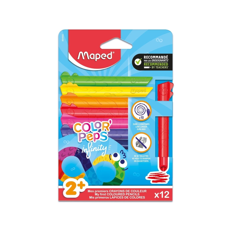 Maped Color`Peps Infinity Jumbo Pack de 12 Lapices de