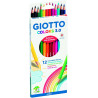 Giotto Colors 3.0 Pack de 12 Lapices Hexagonales de Colores