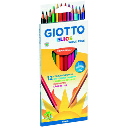Giotto Elios Wood Free Pack de 12 Lapices Triangulares de