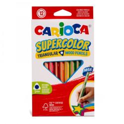 Carioca Supercolor Pack de 12 Lapices de Madera - 3,04€
