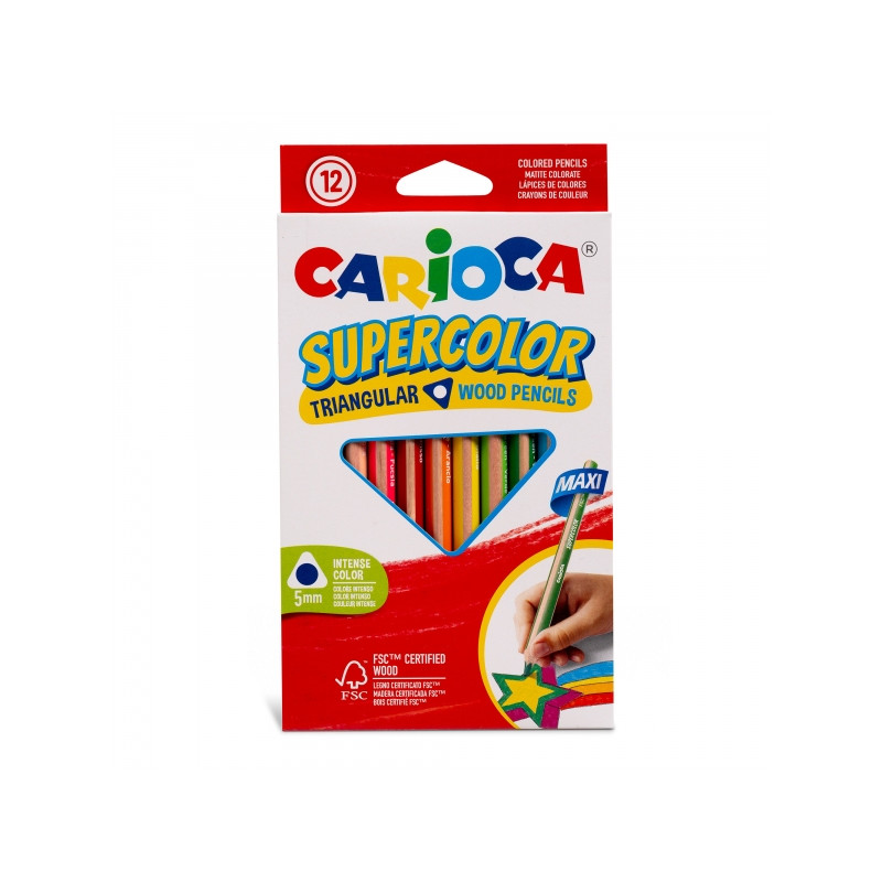 Carioca Supercolor Pack de 12 Lapices de Madera - 3,04€