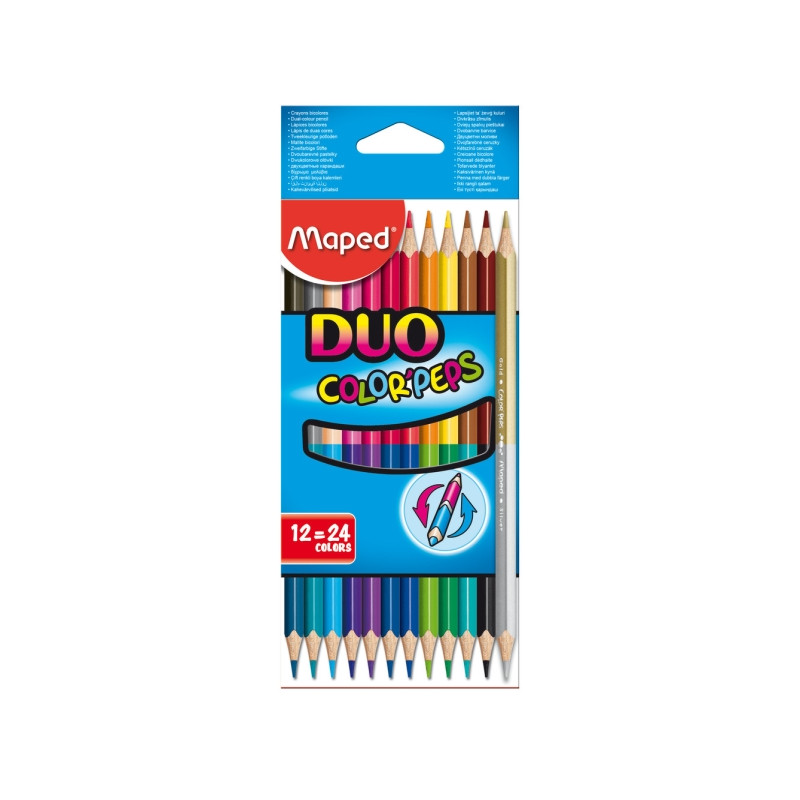 Maped Color´Peps Duo Pack de 12 Lapices Bicolores