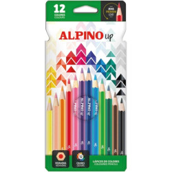 Alpino Up Pack con 12 Lapices de Colores Hexagonales - 3,17€